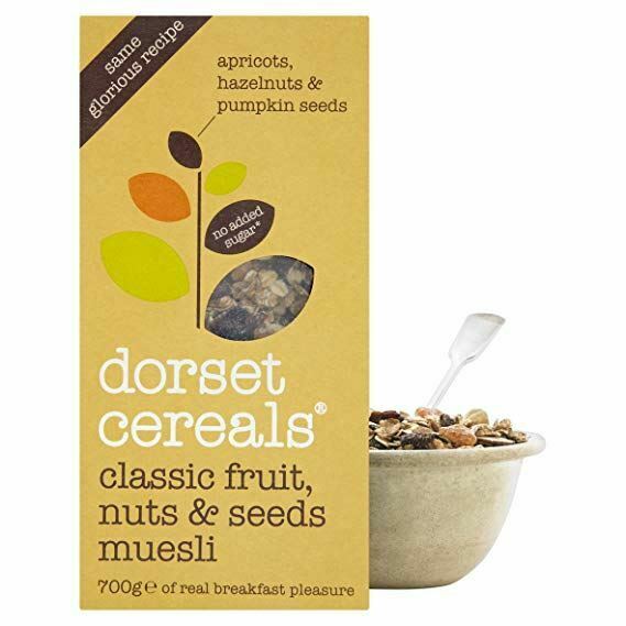 DORSET  CLASSIC FRUIT NUT SEEDS MUESLI 600 G
